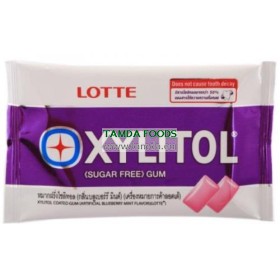 Lotte Xylitol Gum Blueberry Mint 10 11 6g