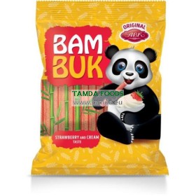 vícezrnné tyčinky Bam-Buk s příchutí jahod a smetany 