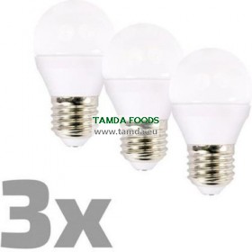 LED žárovka Ecolux x3ks miniglobe 