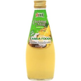 nápoj z kokosového mléka s kousky želé příchuť ananas 