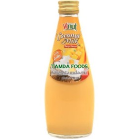 nápoj z kokosového mléka s kousky želé příchuť mango 