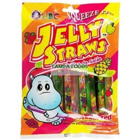 Funny Hippo Jelly Straws 