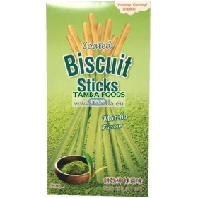 Coated Biscuit Sticks Matcha Flavour 